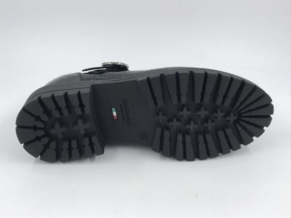 NG dam gesp led croc zwart (I411415D 100 zeus nero) - Stiletto Schoenen (Oudenaarde)