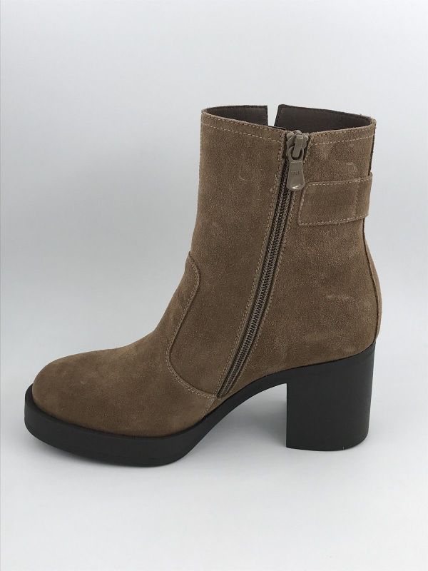 NG dam KLaars suède camel (I513892D 442 velour mou) - Stiletto Schoenen (Oudenaarde)