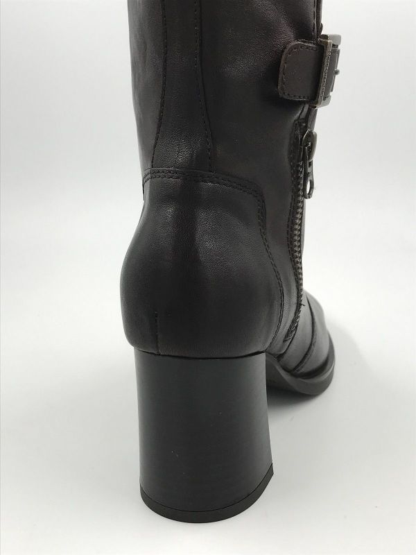 NG dam Llaars led bruin (I617911D 355 kronos ebony) - Stiletto Schoenen (Oudenaarde)