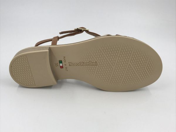 NG dam sand led cognac/platino (E615890D 453) - Stiletto Schoenen (Oudenaarde)