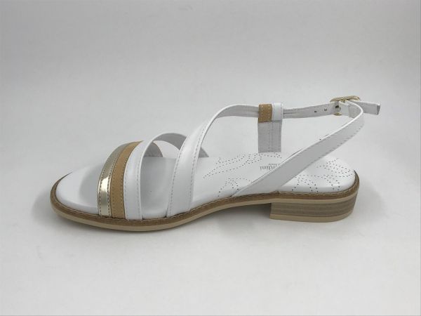 NG dam sand led wit/platino (E513421D 415) - Stiletto Schoenen (Oudenaarde)