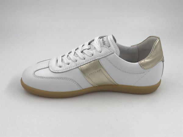 NG dam sneaker led wit/goud (E512851D 707) - Stiletto Schoenen (Oudenaarde)