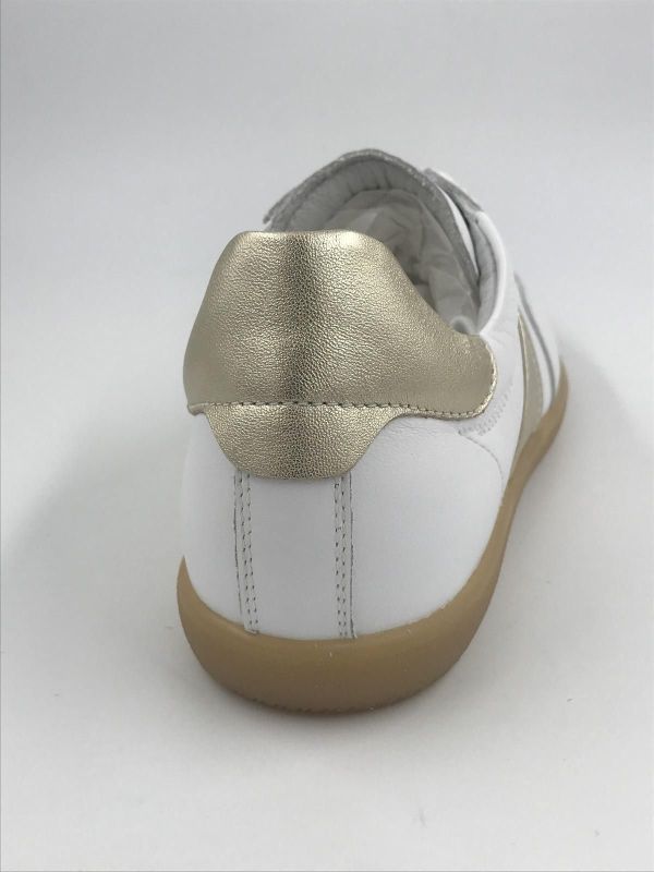 NG dam sneaker led wit/goud (E5512851D 707) - Stiletto Schoenen (Oudenaarde)