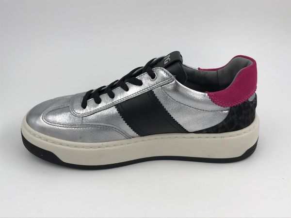 NG dam sneaker metled zilver (I411646D 115 lunare acciaio guanto nero ) - Stiletto Schoenen (Oudenaarde)