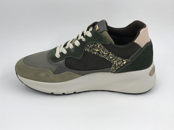 NG dam sneaker suède multi kaki (I411532D 534 velour stone tnew bomber gr) - Stiletto Schoenen (Oudenaarde)