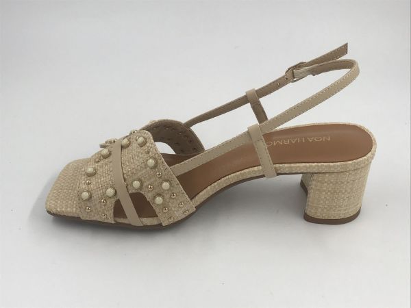 Noa Harm dam sand ecru (10249 10) - Stiletto Schoenen (Oudenaarde)