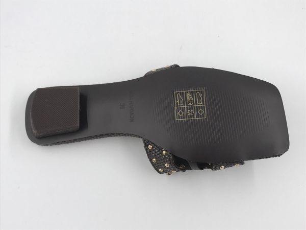 Noa Harm dam slipper bruin (10250 55) - Stiletto Schoenen (Oudenaarde)