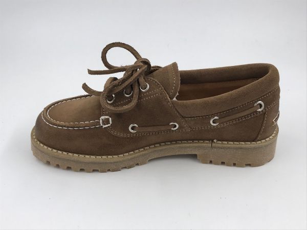 Pavement dam bootsch suède bruin (alvina suède taupe oil 002 24324) - Stiletto Schoenen (Oudenaarde)