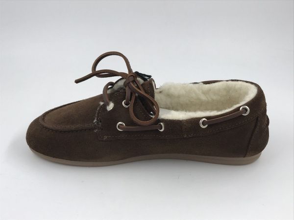 Pavement dam bootsch suède/wol bruin (vilde 24411 347 suède brown) - Stiletto Schoenen (Oudenaarde)