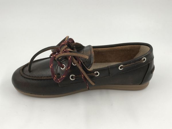 Pavement dam bootschoen led bruin (marin lace 043 dark brown vintage) - Stiletto Schoenen (Oudenaarde)