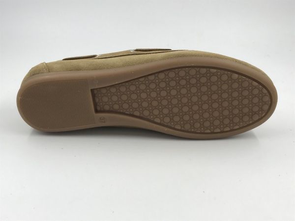 Pavement dam bootschoen suède camel (marin 24.128 taupe suède 174) - Stiletto Schoenen (Oudenaarde)