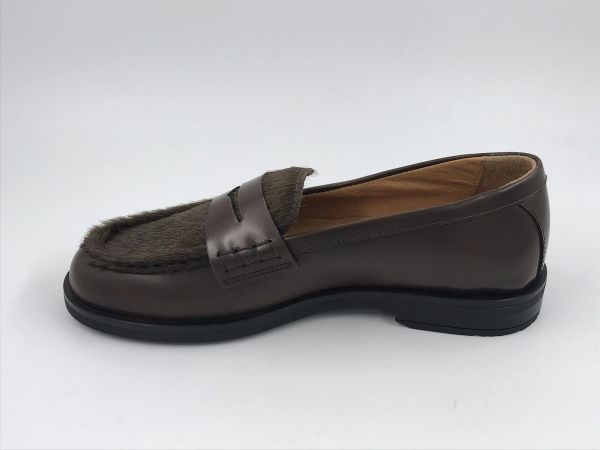 Pavement dam moc lak/pony bruin (cassie pony 25640) - Stiletto Schoenen (Oudenaarde)