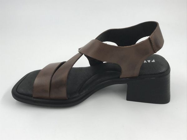 Pavement dam sand led bruin (novia 25273) - Stiletto Schoenen (Oudenaarde)