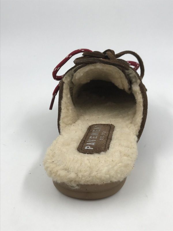 Pavement dam slipper suède brown (yasma lace 26.190 brown suède 347) - Stiletto Schoenen (Oudenaarde)