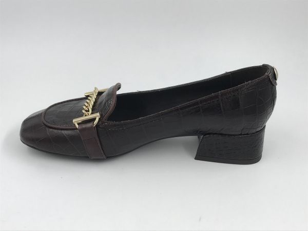 Pedro Miralles moc led croco bruin (24186) - Stiletto Schoenen (Oudenaarde)