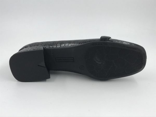 Pedro Miralles moc led croco zwart (24186) - Stiletto Schoenen (Oudenaarde)