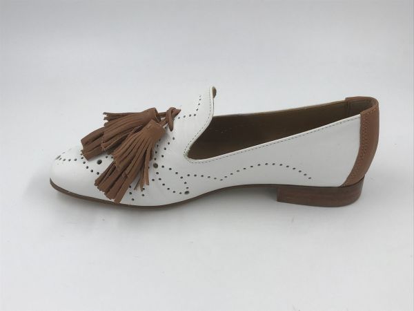 Pedro Miralles moc led wit/cognac (18406) - Stiletto Schoenen (Oudenaarde)