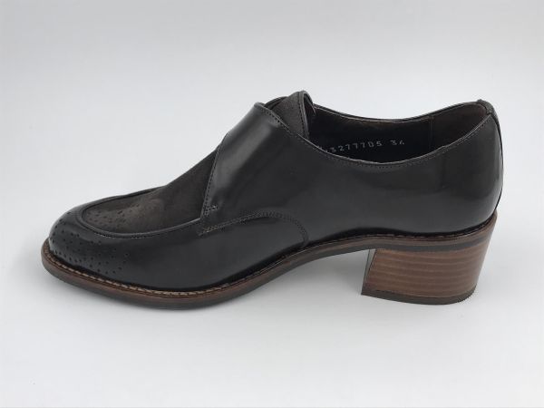 Pert dam gespschoen glansled bruin (242W32777D5 pulido coffee faraon testa) - Stiletto Schoenen (Oudenaarde)