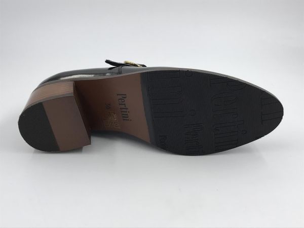 Pert dam gespschoen glansled bruin (242W32777D5 pulido coffee faraon testa) - Stiletto Schoenen (Oudenaarde)