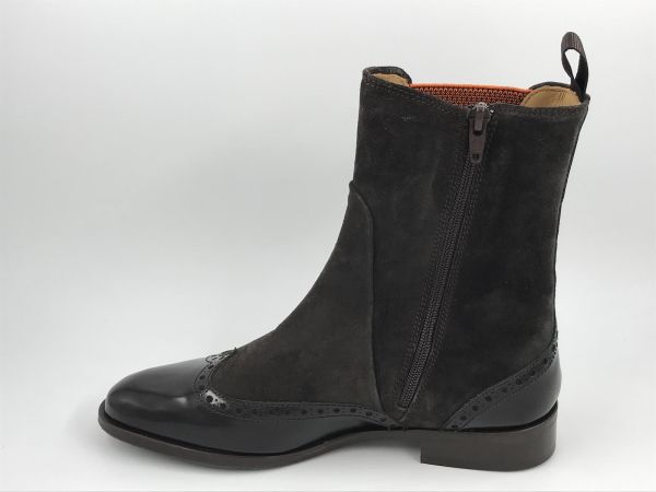 Pert dam Klaars suède bruin (242W32068D8 pulido fondente faraon testa) - Stiletto Schoenen (Oudenaarde)