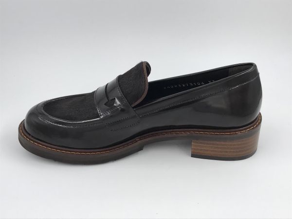 Pert dam moc glansled bruin (242W32731D4  pulido fondente poil testa) - Stiletto Schoenen (Oudenaarde)