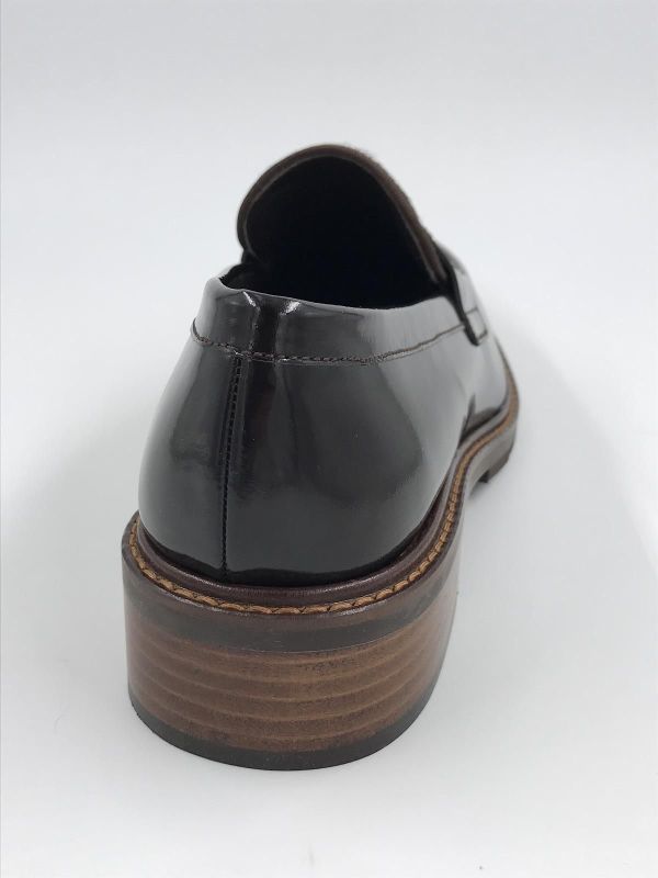 Pert dam moc glansled bruin (242W32731D4  pulido fondente poil testa) - Stiletto Schoenen (Oudenaarde)