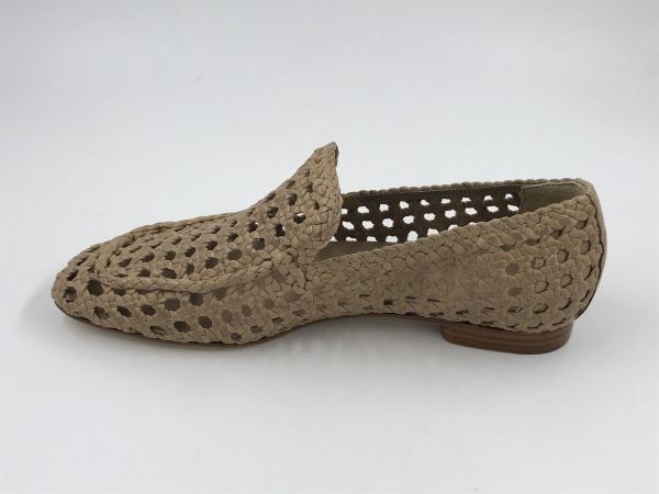 PQ dam moc led tressé taupe (12145.000 trz taupe) - Stiletto Schoenen (Oudenaarde)