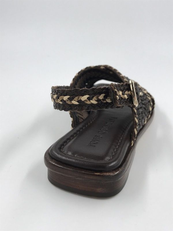 PQ dam sand led tressé bruin (11965.000 trz café, oassi, arena) - Stiletto Schoenen (Oudenaarde)