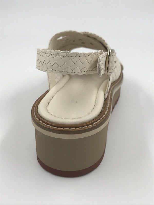 PQ dam sand led tressé off white (12109.000 salinas wet, dongola salinas) - Stiletto Schoenen (Oudenaarde)