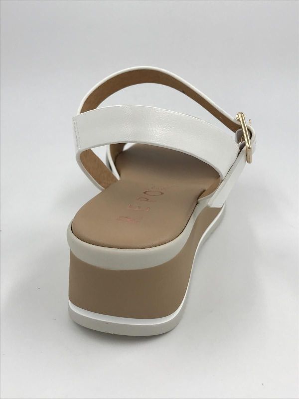 Repo dam sand sleehak wit (12223 bianco) - Stiletto Schoenen (Oudenaarde)