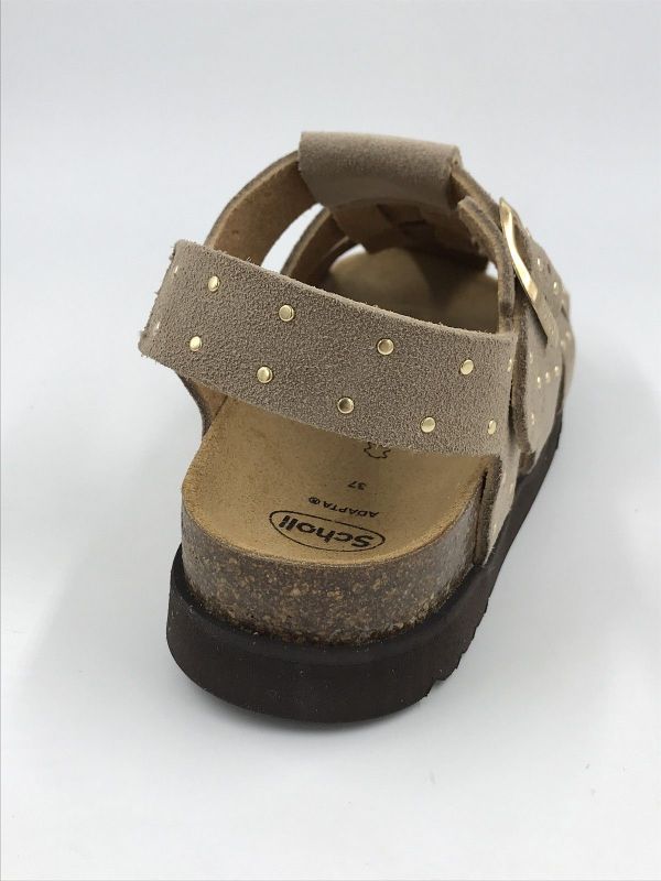 Scholl dam sand suède beige scuro (beatriz fisherman F00758 LeaSue beige scuro) - Stiletto Schoenen (Oudenaarde)