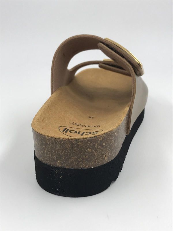 Scholl dam slip brons (monterey 2 straps F32351 taupe) - Stiletto Schoenen (Oudenaarde)