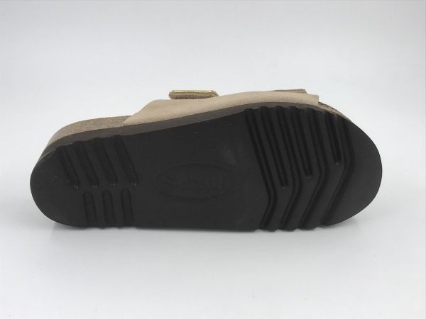 Scholl dam slip sue beige scuro (monterey 2 straps F32404 Sue-W beige scuro) - Stiletto Schoenen (Oudenaarde)