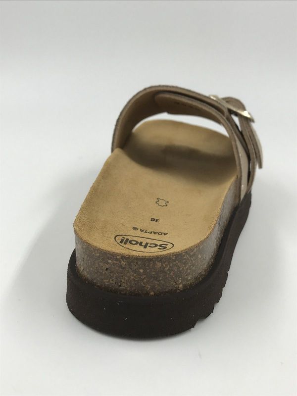 Scholl dam slip suède beige scuro (joyce F32243 2361 Sue beige scuro) - Stiletto Schoenen (Oudenaarde)