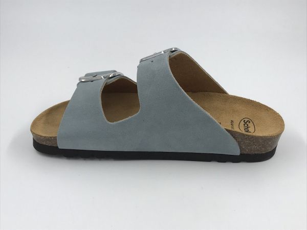 Scholl dam slip suède denim (noelle F00734 LeaSue denim) - Stiletto Schoenen (Oudenaarde)