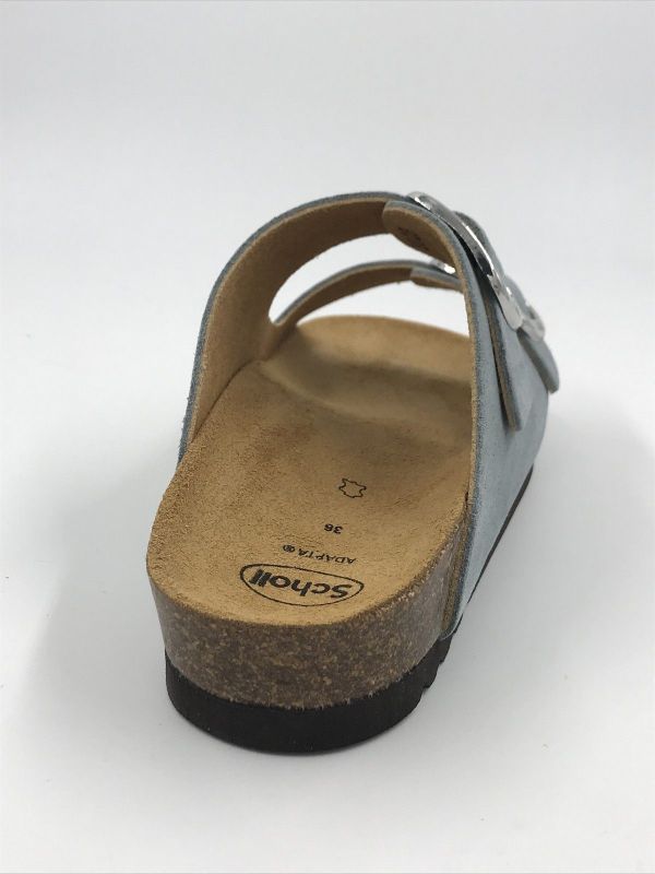 Scholl dam slip suède denim (noelle F00734 LeaSue denim) - Stiletto Schoenen (Oudenaarde)