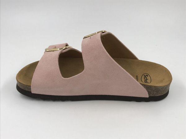 Scholl dam slip suède rosa (noelle F00734 1048 LeaSue rosa) - Stiletto Schoenen (Oudenaarde)