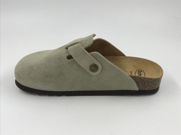 Scholl dam slip suède salvia (fae F32198 1054 salvia) - Stiletto Schoenen (Oudenaarde)