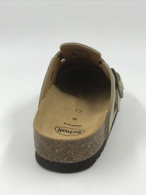 Scholl dam slip suède salvia (fae F32198 1054 salvia) - Stiletto Schoenen (Oudenaarde)