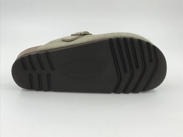 Scholl dam slip suède salvia (fae F32198 1054 salvia) - Stiletto Schoenen (Oudenaarde)