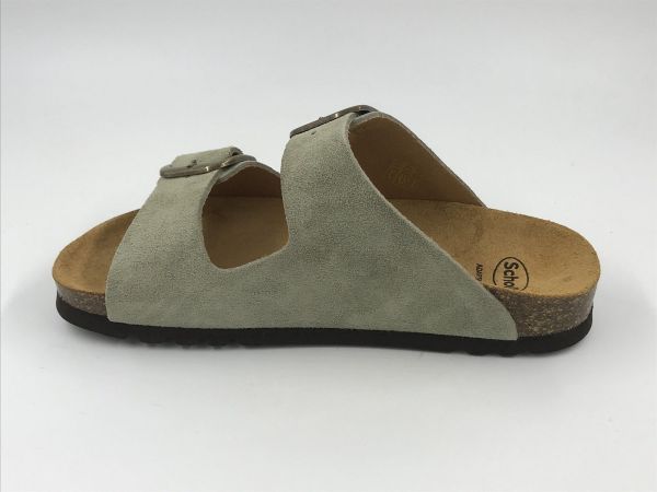 Scholl dam slip suède salvia (noelle F00734 1054 LeaSue salvia) - Stiletto Schoenen (Oudenaarde)