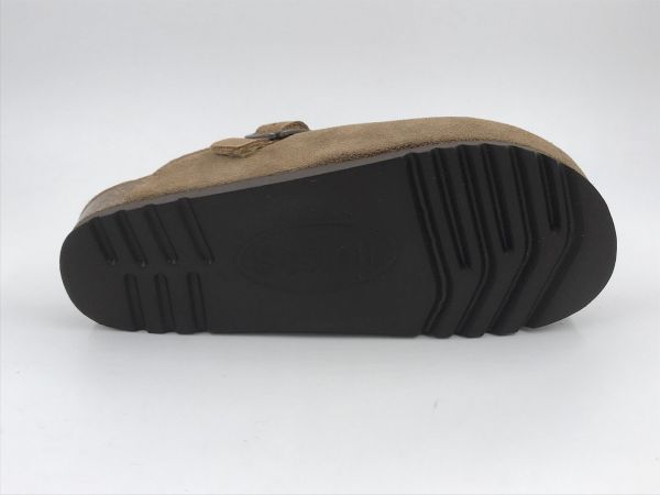 Scholl dam slip suède taupe (fae F31810 1062 new F sue SA taupe) - Stiletto Schoenen (Oudenaarde)