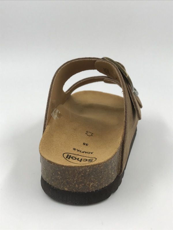 Scholl dam slip suède taupe (noelle F00734 1062 LeaSue taupe) - Stiletto Schoenen (Oudenaarde)