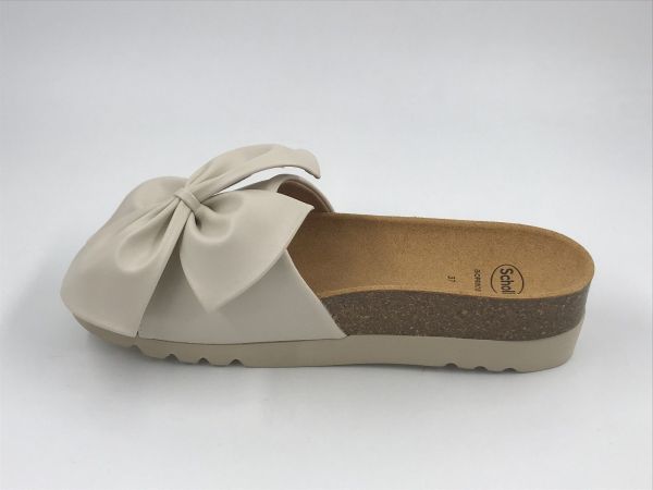 Scholl dam slip syntLea bianco sporco (bowy 2.0 F32003 SyntLea bianco sporco) - Stiletto Schoenen (Oudenaarde)