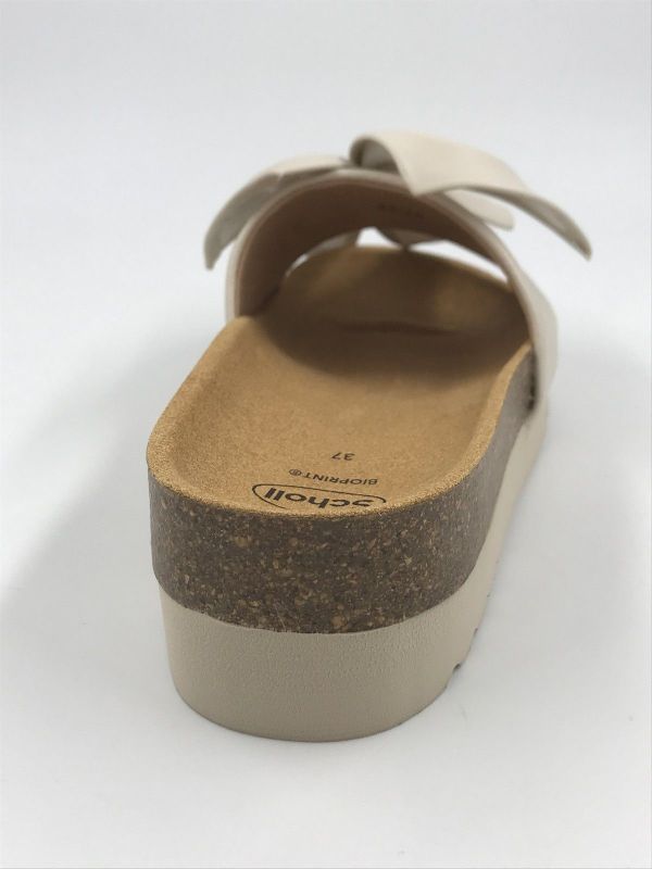 Scholl dam slip syntLea bianco sporco (bowy 2.0 F32003 SyntLea bianco sporco) - Stiletto Schoenen (Oudenaarde)