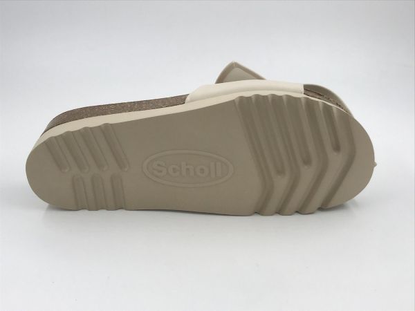 Scholl dam slip syntLea bianco sporco (bowy 2.0 F32003 SyntLea bianco sporco) - Stiletto Schoenen (Oudenaarde)