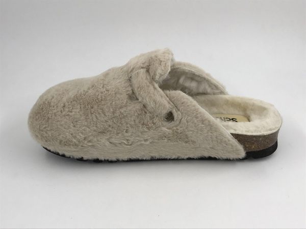 Scholl dam slipper muil bianco sporco (fae new F SynFurG-W F31925 bianco sporco) - Stiletto Schoenen (Oudenaarde)