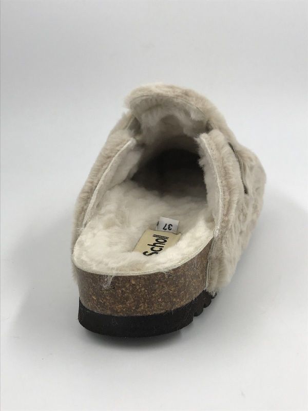 Scholl dam slipper muil bianco sporco (fae new F SynFurG-W F31925 bianco sporco) - Stiletto Schoenen (Oudenaarde)
