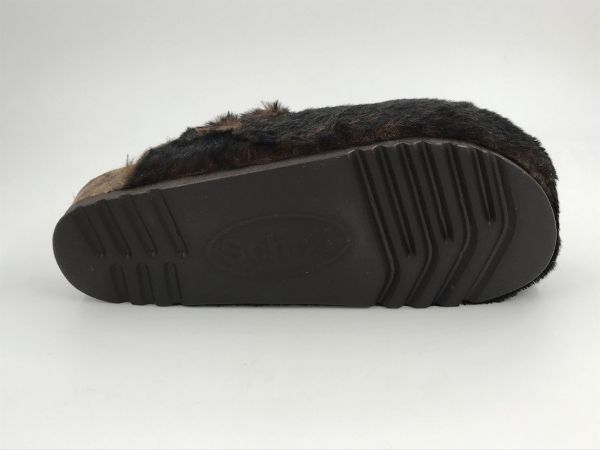 Scholl dam slipper muil ciocolato (fae new F SynFurW F31816 ciocolato) - Stiletto Schoenen (Oudenaarde)