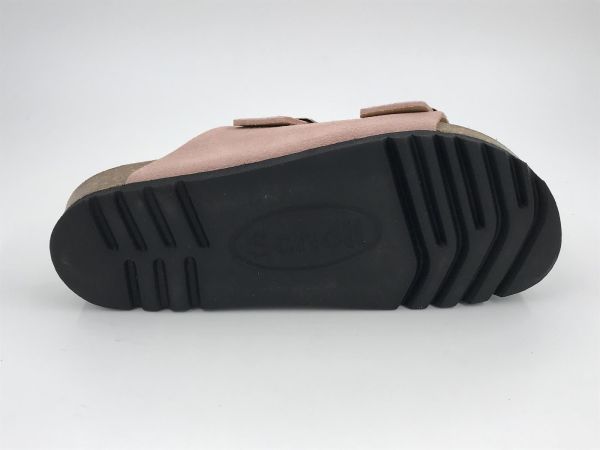 Scholl dam slipper suède pink (josephine dusty pink F30050) - Stiletto Schoenen (Oudenaarde)